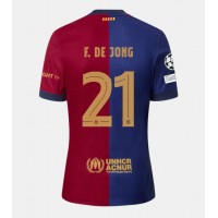 Barcelona Frenkie de Jong #21 Hemmatröja 2024-25 Korta ärmar